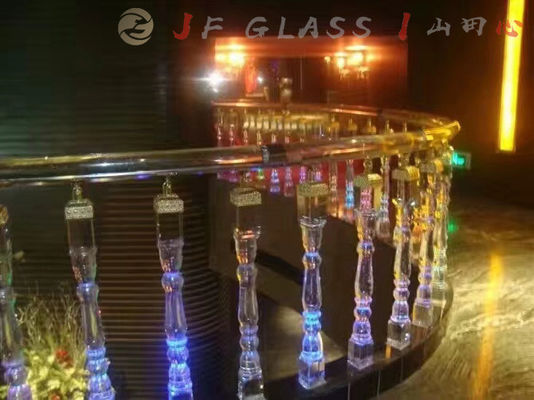 Therapeutische Schitterende Balustrade K9 Crystal Glass Pillars