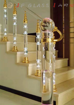 Therapeutische Schitterende Balustrade K9 Crystal Glass Pillars