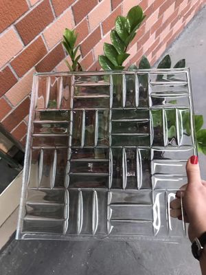 Hoge Overbrengingscountertops 6mm Grote Gesmolten Glascomités