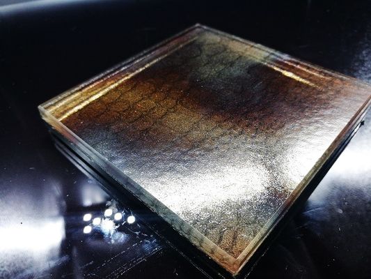 Netwerk van de het Glasdraad van de schurings het Bestand Bekleding Amber 6.5mm Gelamineerde