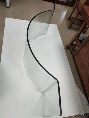Aangemaakt ladings Bestand   6mm Precisie Bent Glass For Window