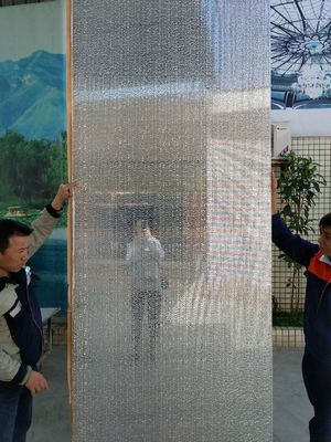 De stevige Structuur berijpte de Doorzichtige 6mm Bakstenen van het Glasblok