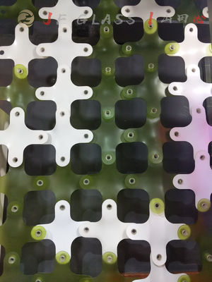 De stevige Structuur berijpte de Doorzichtige 6mm Bakstenen van het Glasblok