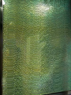 Stevig Kristal 190X190mm 12mm de Bakstenen van het Glasblok met Staalkader