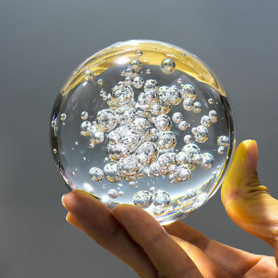 Belangrijkste van de huwelijksgift Fantasiekom 15MM de Bal van de Glasbel