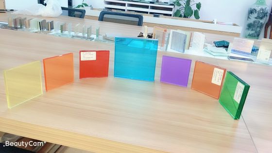 Windscherm 8mm 300x300mm Decoratief Gelamineerd Glas