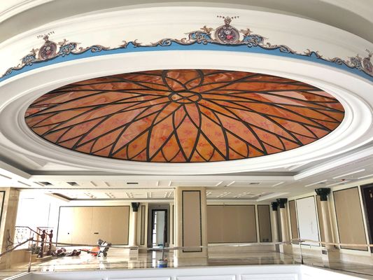 Plafond Oranje Scratchproof 12mm Gekleurde Glascomités
