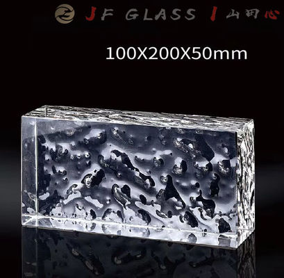Van de de Leuningsbestrating 6x8 van de hotel Duidelijk Vlotter het Glasblok