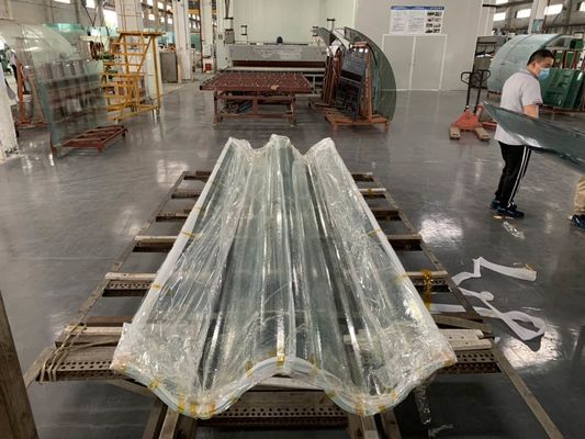 Het UV Onregelmatig gevormde Glas van het Beschermings Lange Dakraam PVB
