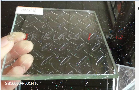 Het vlakke Zuur etste en12150-1 5MM Glas van de Douchebijlage