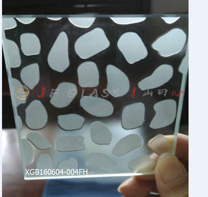 Het vlakke Zuur etste en12150-1 5MM Glas van de Douchebijlage