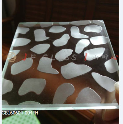 Het vlakke Zuur etste en12150-1 5MM Glas van de Douchebijlage