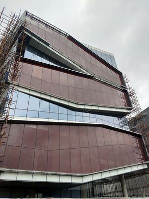 Rond Netwerk van de Randen Onregelmatig Draad 0.38MM Gelamineerde Glascomités