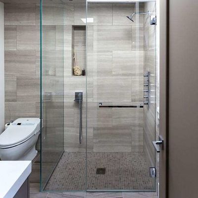 Gemakkelijk handhaaf Gehard 22mm Zelfreinigend Doucheglas