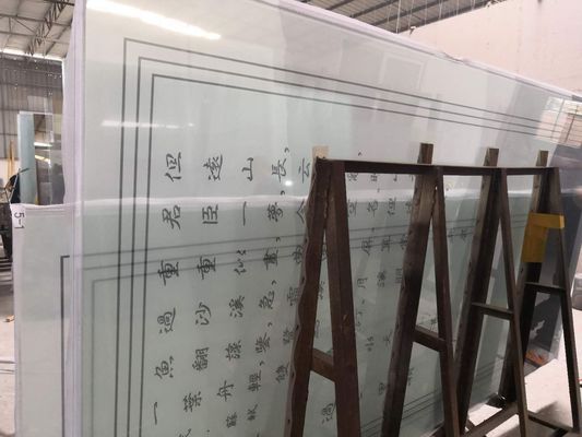 Het openluchtscherm hardde 3mm Decoratief Gelamineerd Glas