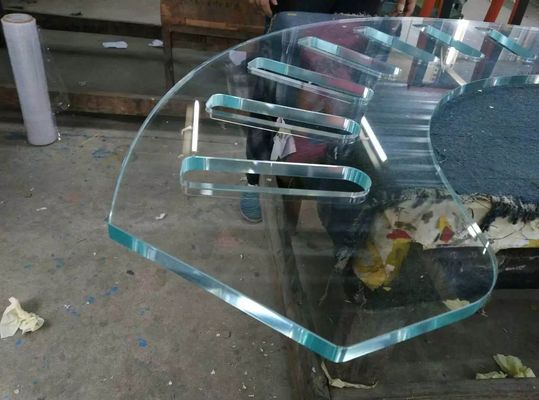 De grafische Ontwerpwinkel boorde 8mm ontruimt Aangemaakt Glas