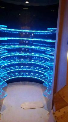 De grafische Ontwerpwinkel boorde 8mm ontruimt Aangemaakt Glas