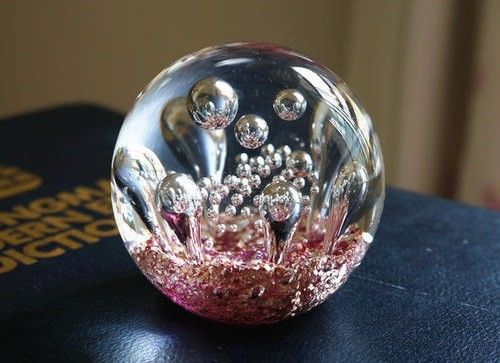 Belangrijkste van de huwelijksgift Fantasiekom 15MM de Bal van de Glasbel