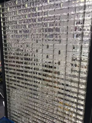 Spiegeleffect Antislip 80mm het Vensterblokken van de Glasbadkamers