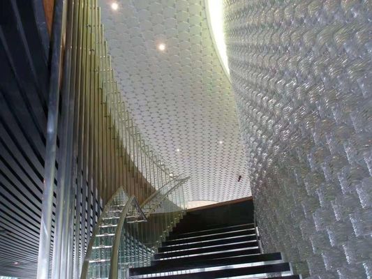 SGS Binnenbureaumuur het Betegelen Leaded Golvend Patroonk9 Glas