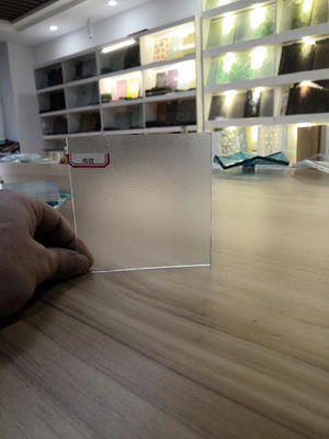 De gelamineerde Afdeling 80x80 weefde het Glas van de Douchebijlage