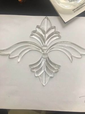 De van achtergrond huwelijkselegent Muur stelt Acrylkristallen voor