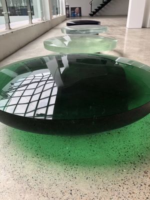 Van de Wasverwijderingsliuli van het hotelbureau het Duidelijke Groene Gesneden Glas Zand