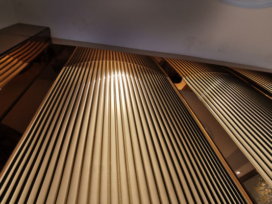 Cabine 3 het Dimensionale Backlit Decoratieve Gesmolten Glas van 1sqm