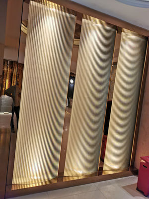 Cabine 3 het Dimensionale Backlit Decoratieve Gesmolten Glas van 1sqm