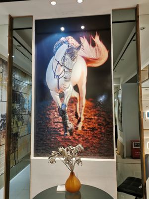 Het bureauvierkant hardde 10mm Gesmolten Glas Art Panel