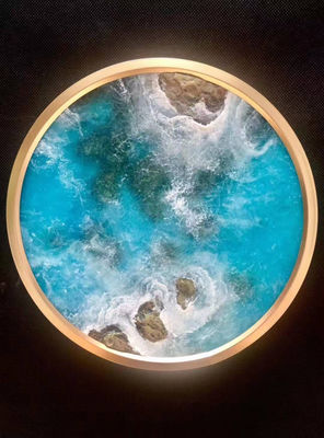 Binnenmuurschilderingbeeld 10mm het Decoratieve Gesmolten Glas van SGCC